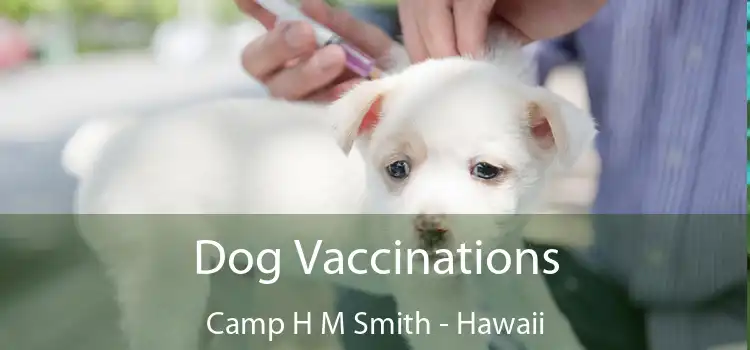 Dog Vaccinations Camp H M Smith - Hawaii