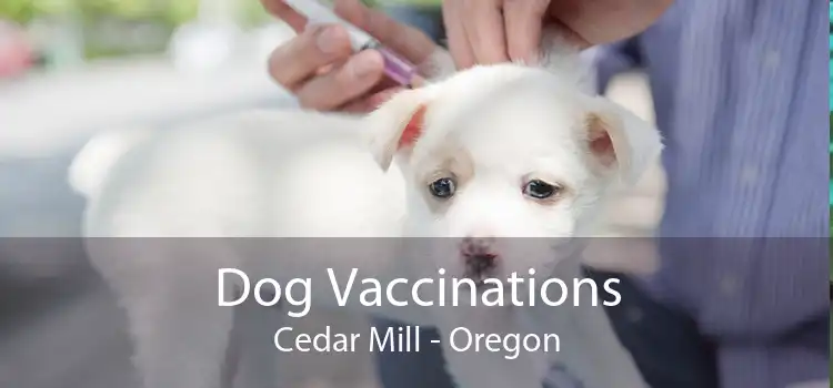 Dog Vaccinations Cedar Mill - Oregon