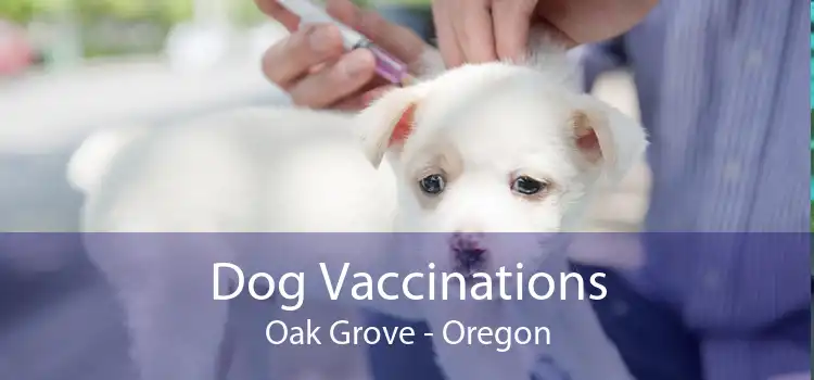Dog Vaccinations Oak Grove - Oregon